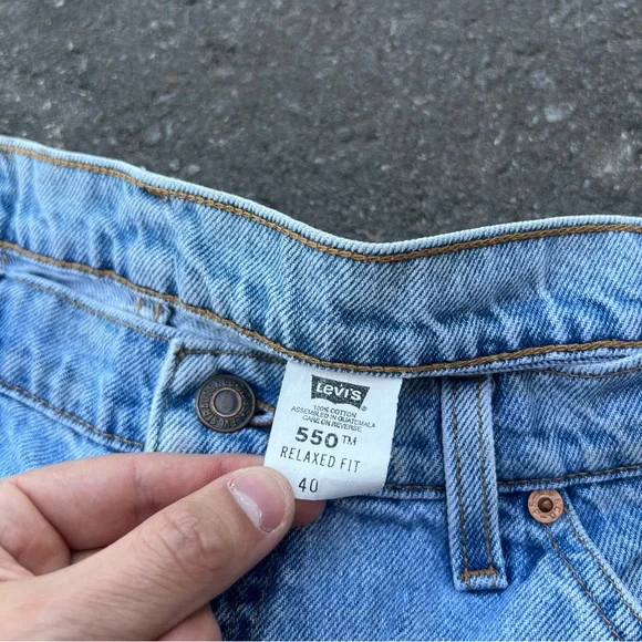 Vintage Levis 550 Orange Tab Jorts - Picture 5 of 6